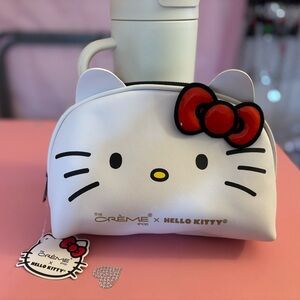 Hello Kitty White Cosmetic Bag by The Crème Shop